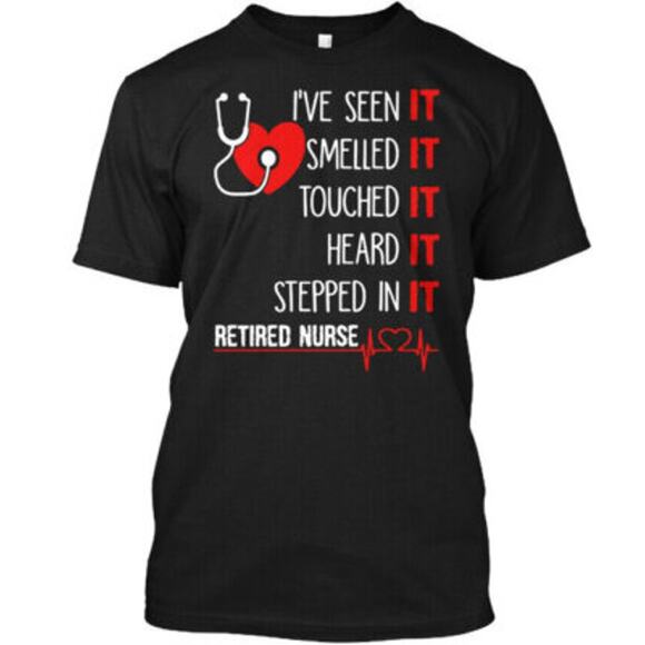 Fruit of The Loom Retired Register Nurse RN Graphic T-Shirt Women's Size 2XL - Picture 1 of 5